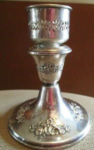 GORHAM STERLING SILVER WEIGHTED  CANDLESTICK  #889 - Bild 1 von 9