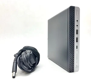 HP EliteDesk 800 G4 DM i5-8500T 2.10GHz 24GB 256GB NVMe+1TB SSD Win11P 24H2 WIFI - Bild 1 von 10