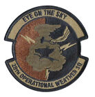 US Air Force 28th Operational Weather Squadron patch arrière crochet modéré