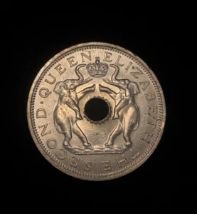 1962 Rhodesia & Nyasaland 1 Penny - Picture 1 of 6