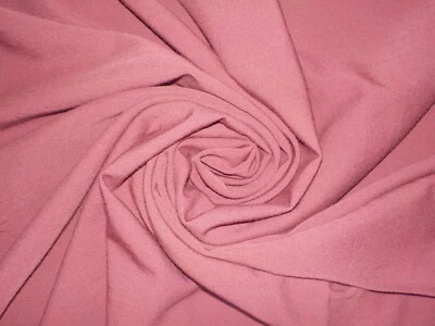 VINTAGE MEDIUM WEIGHT FABRIC MAUVE COLOR 55" WIDE 2 YARDS OR 1.8 METERS WASHED - Image 1 of 4