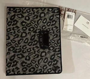 NEW Coach SIS Ocelot Leopard Print iPad Case SV/Gray/Multi #F62897 - Picture 1 of 22