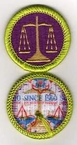 Gesetzliches Verdienstabzeichen, Typ L, "seit 1910" hinten (2012-aktuell) - Bild 1 von 1