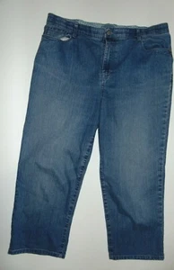 Gloria Vanderbilt Women's Capri Jean Pant Size 14 Capri Cotton Blue - Imagen 1 de 9