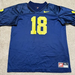 Vintage Nike Michigan Wolverines Fußball Trikot Amani Toomer Größe Jugend XL - Bild 1 von 11