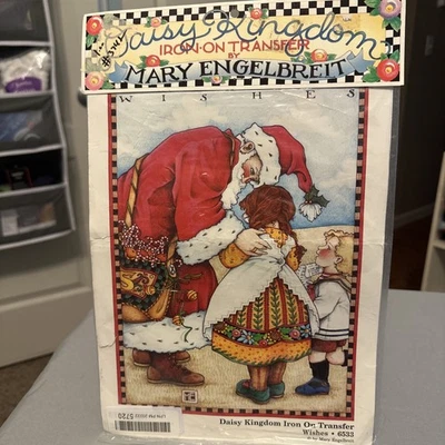 Mary Engelbreit «Желания» утюг передачи Санта-Клаус новый нераспакованный Daisy Kingdom 🎄🎅 - Изображение 1 из 4