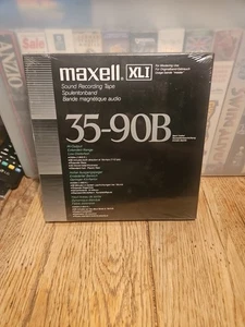 Maxell  XLI  35-90B 7” Back Coated  Hi output  NEW SEALED Reel To Reel Tape - Picture 1 of 4