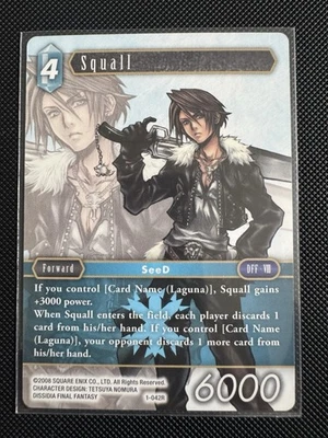 Final Fantasy TCG Squall Opus 1 1-042R Non Holo Rare - Image 1 of 2
