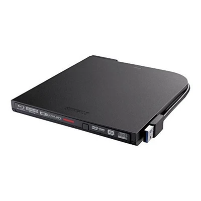 BUFFALO UHD BD compatible portable Blu-ray drive black BRUHD-PU3-BK F/S w/Track# - Image 1 of 4