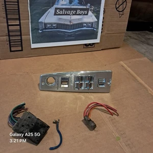 1968 CADILLAC ELDORADO DRIVERS MASTER POWER WINDOW SWITCHES PANEL OEM 6 Button - Picture 1 of 12
