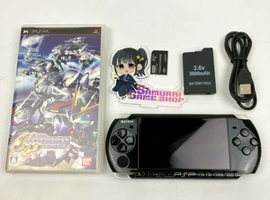 Sony PSP-3000 Piano Black Konsole A Rank neuer Akku USB Kabel Speicher Set 2846 - Bild 1 von 20