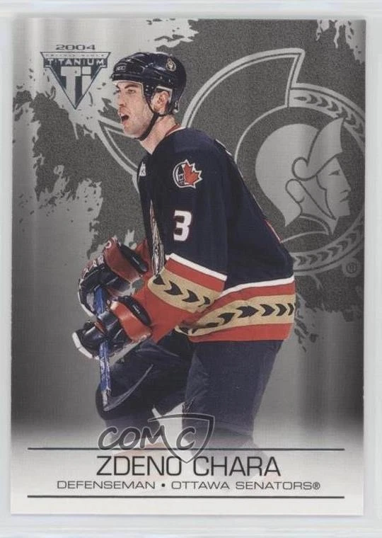 2003-04 Pacific Private Stock Titanium Zdeno Chara #71 HOF - Image 1 of 2