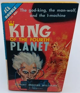 VINTAGE 1962 ACE DOUBLE F-149 KING OF THE 4TH PLANET/COSMIC CHECKMATE/RMW/CVD! - Picture 1 of 5