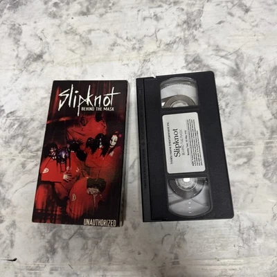 Slipknot Behind The Mask VHS, 2001 Rare HTF Unauthorized - Image 1 of 2