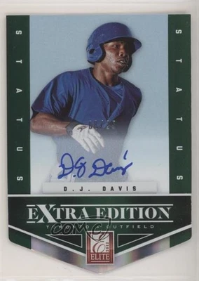 2012 Elite Extra Edition Status Emerald Die-Cut Signatures /25 DJ Davis Auto - Image 1 of 2