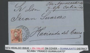 FUNDA 190-MEX 1872, #95, GTO & CANCEL, 18-73, FANTÁSTICA - Imagen 1 de 1
