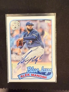 Alek Manoah AUTO -- 2024 Topps Update #89BA-AM -- On Card Autograph Blue Jays - Picture 1 of 2