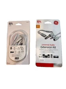 GE Universal Audio Extension Kit (2 pack) #34509 BRAND NEW - Picture 1 of 2