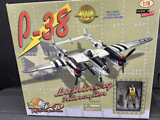 Ultimate Soldier P-38 Lightning Interceptor 1:18 WWII Airplane Bomber 10128 NEW