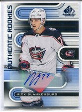 2022-23 SP GAME USED #210 NICK BLANKENBURG AUTHENTIC ROOKIE AUTO AUTOGRAPH