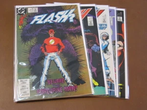 FLASH #26 - 30 FN-VF COMPLETE RUN WALLY WEST CAPTAIN COLD PORCUPINE MAN 1989 - Picture 1 of 8