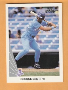 George Brett Kansas City Royals 1990 Leaf #178 5Q