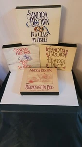 SANDRA BROWN 4 AUDIOBOOKS - CD DISCS - Picture 1 of 1