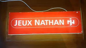 Raro Placa Neón Vintage «Juegos Nathan» De Estado De Mercado De Años 70/80 - Imagen 1 de 12