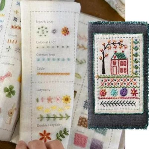 DIY Stitch Book Essentials Embroiderers Stitch Book Embroidery Book• Sewing J9S8 - Picture 1 of 14