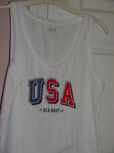 Old Navy White Tank Top USA 2018 Old Navy Size S - Picture 1 of 6