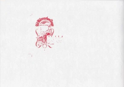 US Circus, Milwaukee Philatelic Society, Parade, Red Color Proof E + 1 PC - Image 1 of 4