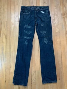 Vintage FUSAI Jeans Ripped Jeans Baggy Y2K Retro 36x34 - Bild 1 von 9