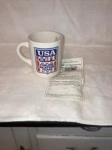 Vtg Campbell's Soup 1984 US Olympic Figure Skating Team Collectors Coffee Mug - Picture 1 of 2
