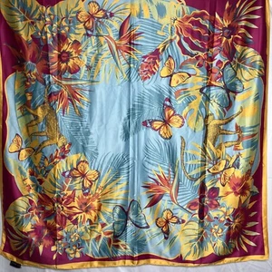 Butterfly & Monkey Print Scarf #W - Picture 1 of 9