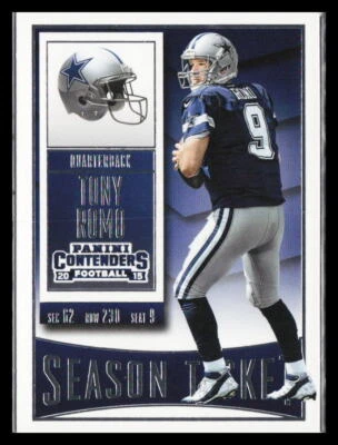 2015 Panini Contenders Tony Romo #87 - Image 1 of 2