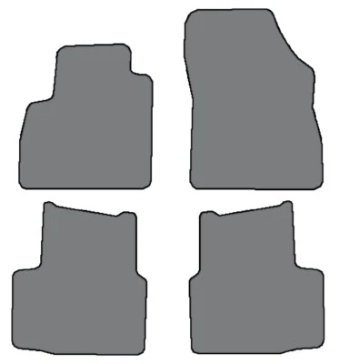 Alfombrillas Chevrolet Cruze 2016-2018 4 piezas ajuste personalizado - negras Foto 1 de 4