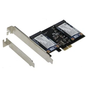 PCI-Express-Adaptateur mSATA SSD III 6G avec équerre low profile dur non inclus - Picture 1 of 6