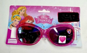 DISNEY PRINCESS CHILDREN GIRLS SUNGLASSES PINK WITH JEWELS NIp - Picture 1 of 2