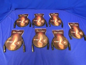 Kopul 5-Pin Male to 5-Pin Female DMX Cables Studio Series 10ft long (QTY 7), NEW - Picture 1 of 12
