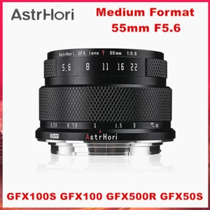 AstrHori 55mm F5.6 Manual focus Lens For Fuji GFX GFX100S GFX50S GFX50R GFX100 - Picture 1 of 8