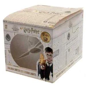Harry Potter Golden Snitch 2D Lichterkette 12 LEDs 2,5m Schnur Wizarding World - Bild 1 von 9