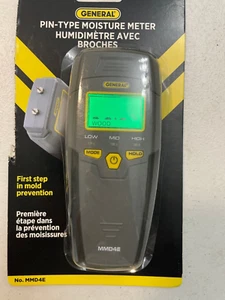 General PIN-Type Moisture Meter Humidifier AVEC New No. MMD4E New - Picture 1 of 4