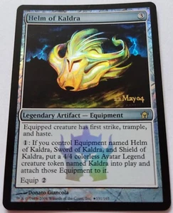 HELM OF KALDRA *PreRelease FOIL* - MTG - Rare Artifact - Fifth Dawn - M/NM - Bild 1 von 3