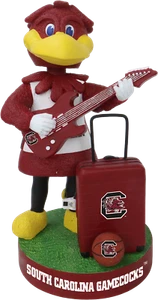 Cocky South Carolina Gamecocks dirigiéndose a Cleveland Bobblehead NCAA College - Imagen 1 de 1