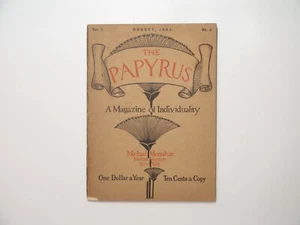 The Papyrus Magazine, Ed. by Michael Monahan, RARE, 1st Ed, August 1903 - Picture 1 of 8