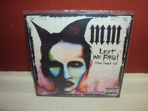 MARILYN MANSON PER NON DIMENTICARE IL MEGLIO DEL DISCO IN VINILE 2 LP ALBUM SIGILLATO - Foto 1 di 2