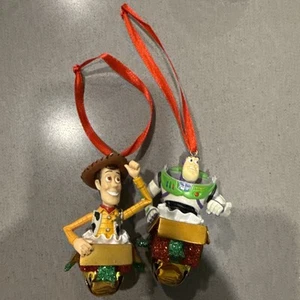 Disney Parks Weihnachten Toy Story Glocke Ornament Set - (2) Buzz & Woody - Bild 1 von 7