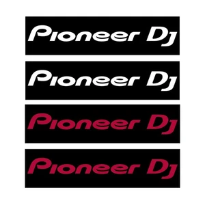 Pioneer DJ 8" x  2" Sticker 4 Pack DJM-S11 CDJ-3000 PLX-CRSS12 Alpha Theta New - Picture 1 of 1