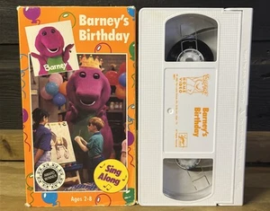 Barney’s Birthday VHS (1992) White Video Tape - The Lyons Group - FREE SHIPPING - Picture 1 of 7