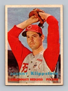 1957 Topps #296 Johnny Klippstein VG-VGEX carta da baseball vintage - Foto 1 di 2
